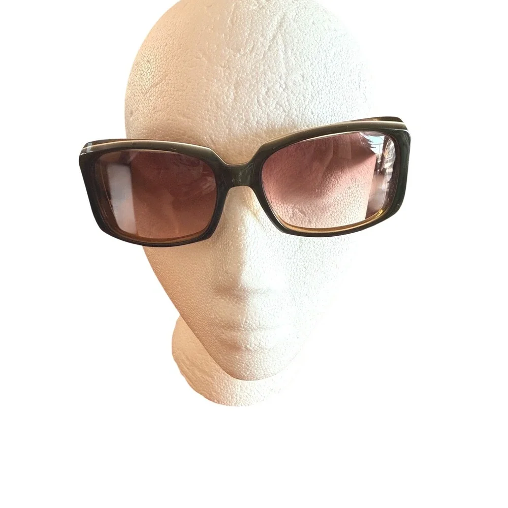 Vtg 90's Stay Gold‎ Transform Oversized Sunglasses Green Paisley 59-18-135